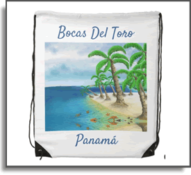 Bocas Del Toro Beaches - Island Art by Yotigo Backpack